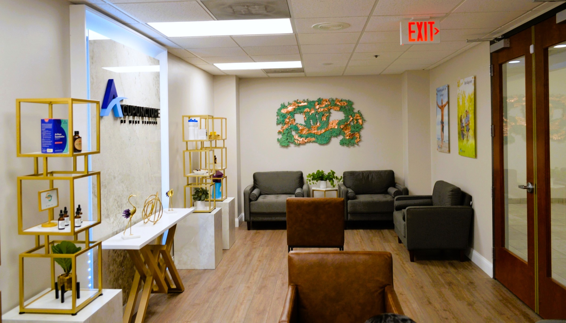 Acupuncture of West Florida clinic lobby in Clearwater